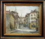 GERMAIN-JACOB Jean (né en 1900) : Montmartre, la rue Norvins....