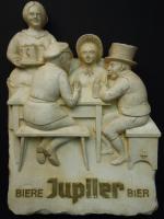 JUPILER BIERE - Panneau publicitaire en résine imitant la pierre,...