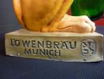 LOWENBRAU MUNICH Biere - Figurine publicitaire de comptoir en résine...