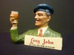 LONG JOHN Whisky - Sujet publicitaire de comptoir en latex...