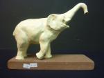 GOMME ELEPHANT - Figurine publicitaire en métal et composition laqué...