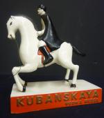 KUBANSKAYA Vodka russe - Figurine publicitaire de comptoir en latex...