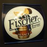 FISCHER Biere d'Alsace - Enseigne publicitaire lumineuse et murale en...