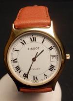 TISSOT Stylist - Montre bracelet de d'homme en plaqué or...