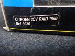 1/18ème Solido, 2 cv Citroën rallye raid
Réf 8036
NB
