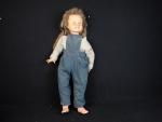 Ideal Toys, grande poupée articulée,
H 75 cm
État grenier - A...