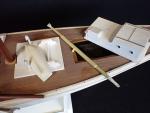 Maquette de bateau (voilier) en bois et matériau composite. Dimensions...