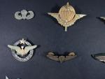 Lot de 20 (env.) insignes divers, certain parachutiste, dont reproductions....