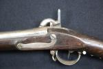 Fusil d'Infanterie, modèle 1822 T bis. Platine effacée. Crosse à...