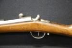 Fusil à verrou, modèle 1866. Canon rayé, avec bissectrice de...