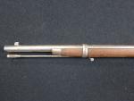 Fusil Remington, modèle Rolling Block. Calibre .44''. Canon avec hausse....