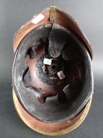 Casque à boule du Oldenbourg, modèle 1895. Bombe, visière et...