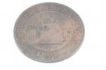 INDOCHINE FRANCAISE : Une pièce de 10 centimes argent 1897...
