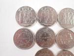 Vème République : Dix pièces de 1 Franc Etats Généraux...