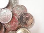 Vème République : Dix-neuf pièces de 5 Francs argent type...