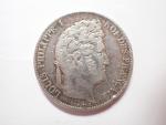 LOUIS-PHILIPPE : Une pièce de 5 francs argent Paris 1847