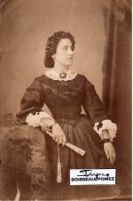 Jean-Baptiste FRENET (1814-1889)
Belle Jeune femme de profil accoudé, évantail en...