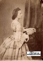 Jean-Baptiste FRENET (1814-1889)
Portrait de profil d'une belle femme à la...