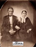 Jean-Baptiste FRENET (1814-1889)
Portrait d'un couple d'un âge certain aux regards...