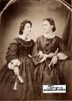 Jean-Baptiste FRENET (1814-1889)
Portrait de deux belles jeunes femmes aux regards...