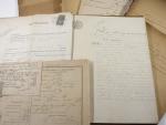 Documents personnel de Jean-Baptiste Frénet, provenance d'un membre de la...