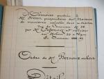 Documents personnel de Jean-Baptiste Frénet, provenance d'un membre de la...
