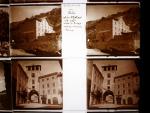 Italie, 1933, 15 vues Stéréoscopiques positives sur verre 45x107mm.Col du...