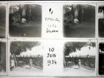 1934 Chazay d'Azergues, 10 vues Stéréoscopiques positives sur plaques de...