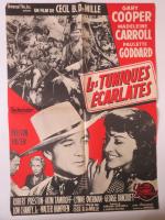 "Westerns": 5 Affichettes 0,60 x 0,80
"Les tuniques écarlates", "Le retour...