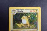 Carte Pokemon 
Contenu : 1 carte rare Raichu 
Edition : 1er édition...