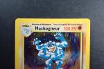 Carte Pokemon 
Contenu : 1 carte rare Mackogneur 
Edition : 1er édition...