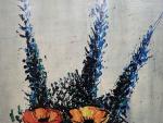BUFFET Bernard d'après. Bouquet de fleurs 1964, les Pavots. Reproduction...