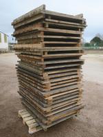 30 plateaux bois pour rayonnages à palettes 132x99cm Mise à...