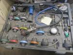 Lot outillage auto : 2 coffrets freins repousse piston KSTools, compressiomètre,...