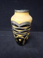C. HOUPPO - ART DECO - Grand vase ovoïde en...
