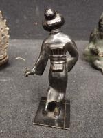 EXTREME-ORIENT/ASIE - Lot de cinq sujets en bronze dont divinité,...