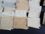 1 carton d'une petite archive familiale 1880/1930 + correspondance militaire...