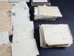 1 carton d'une petite archive familiale 1880/1930 + correspondance militaire...