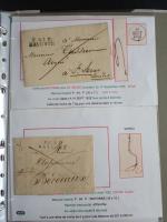1 classeur de 47 marques postales de BAYONNE depuis 1717...