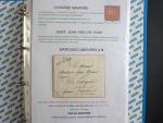 1 classeur de 36 marques postales de basse Navarre ((SAINT...