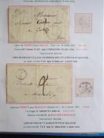 1 classeur de 36 marques postales de basse Navarre ((SAINT...