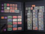 1 album vert d'une collection de timbres d'Angleterre oblitéré à...