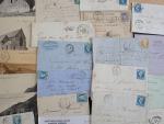 Département de la MANCHE 86 lettres essentiellement bleus depuis 1830...