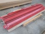 2 colonnes rayonnages modulables rouges à 4 niveaux 210x56xh200 (8...