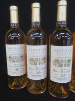 6 bouteilles Sauternes Château haut Bergeron, Année 2014, Mise à...
