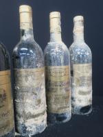 9 bouteilles Château Cantenac-Brown, Grand cru classé Margaux, Année 1985,...