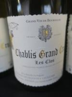 4 bouteilles Chablis Grand Cru Les Clos an2021, blanc, Domaine...