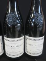 3 bouteilles Griottes Chambertin Grand Cru an2020 rouge, Domaine Marchand...