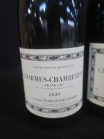 2 bouteilles Charmes Chambertin Grand Cru an2020 rouge, Domaine Marchand...