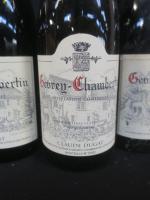 5 bouteilles Gevrey Chambertin an2019, rouge, Claude Dugat à Gevrey...